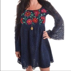 Judith March Embroidered Dress (M)